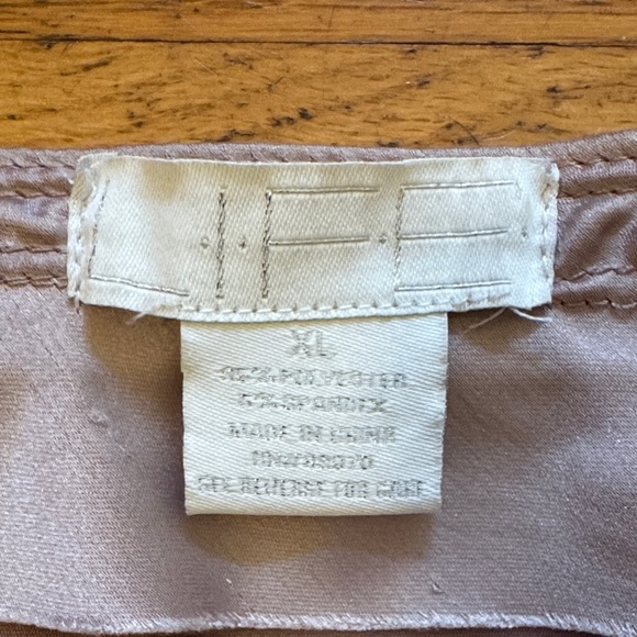 LIFE Champagne Satin Skirt - Picture 2 of 3